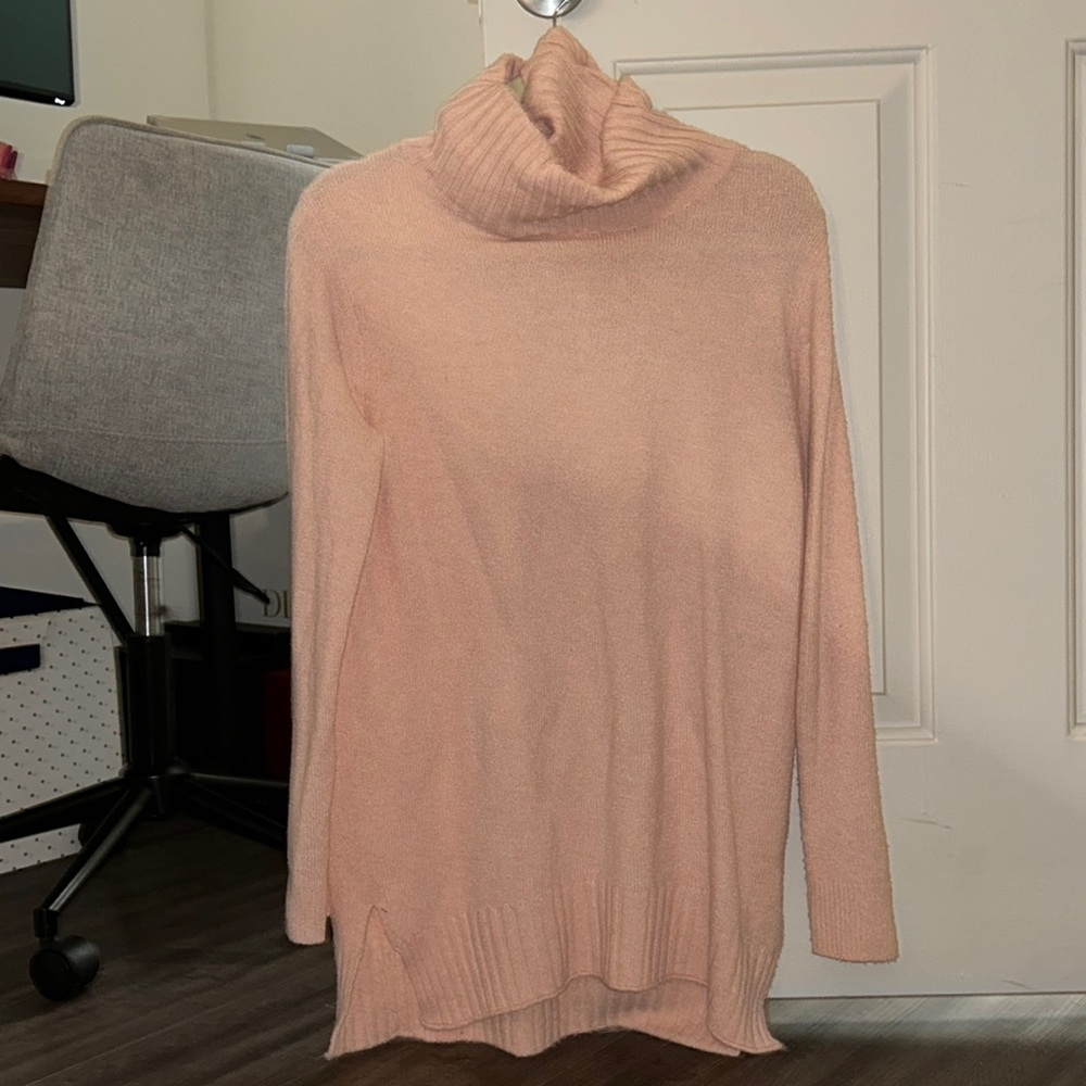 BP pink turtleneck sweater